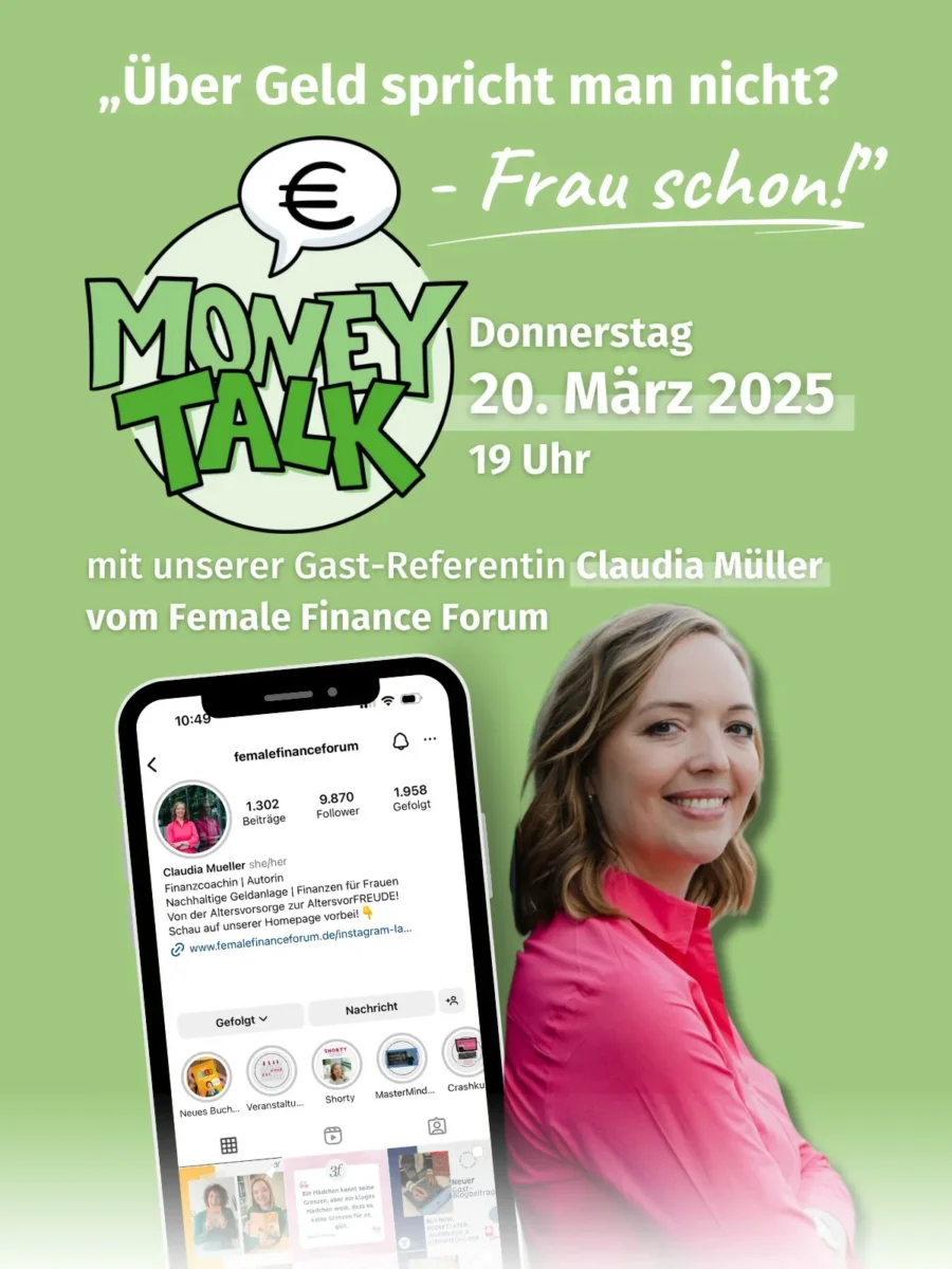 MoneyTalk mit Claudia Müller