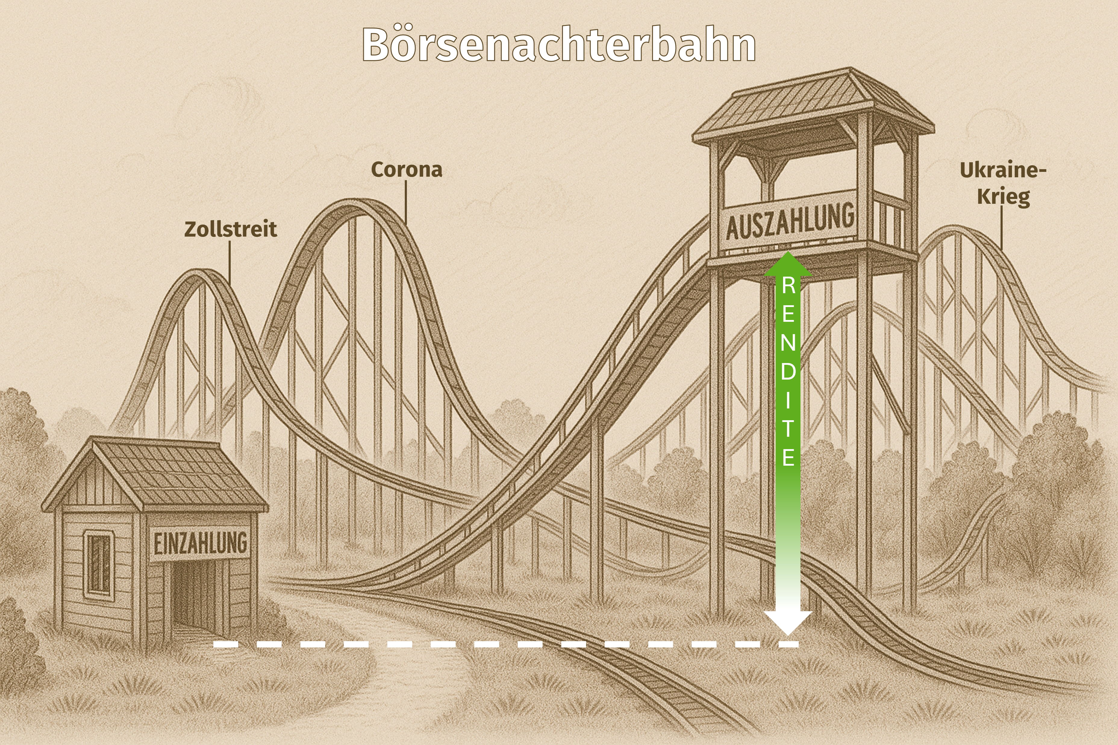 Achterbahnfahrt der Gefühle
